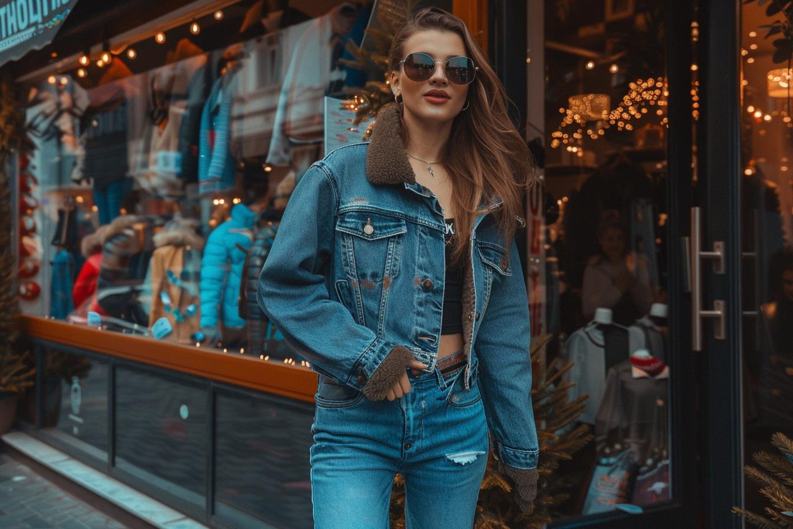 beautiful-fashionable-brunette-stylish-clothing-strolling-down-street